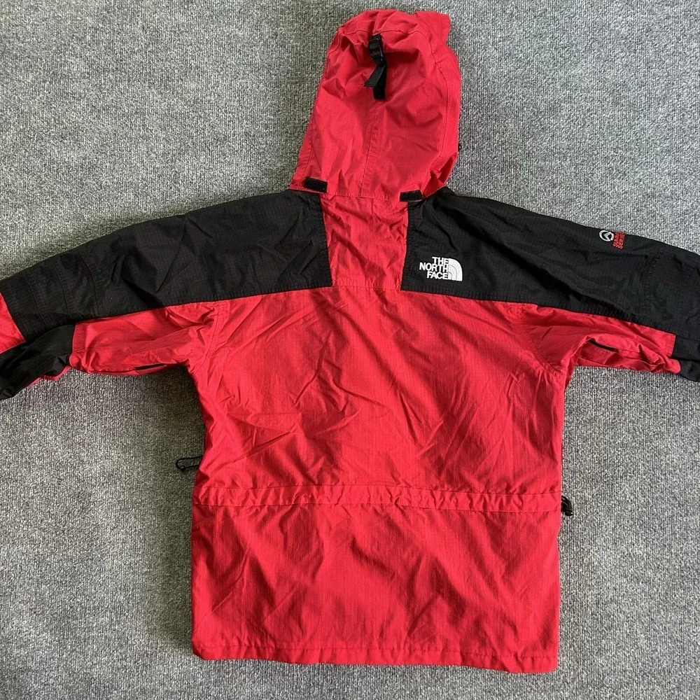 The North Face Summit Series Jacket Mens Medium Red Gore-Tex XCR Hooded Ski